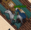 gabriel on horse back.
